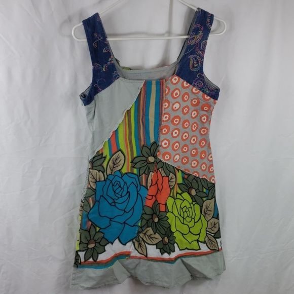 Lucy & Co Women's Medium Patchwork Boho Dress - Picture 6 of 15